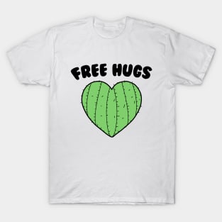 Free Hugs | Cactus Heart T-Shirt